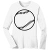 1-DAY RUSH NO MINIMUM Ladies Long Sleeve Crew Neck T-Shirt Thumbnail