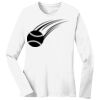 1-DAY RUSH NO MINIMUM Ladies Long Sleeve Crew Neck T-Shirt Thumbnail