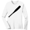 1-DAY RUSH NO MINIMUM Ladies Long Sleeve Crew Neck T-Shirt Thumbnail