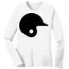 1-DAY RUSH NO MINIMUM Ladies Long Sleeve Crew Neck T-Shirt Thumbnail