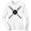 1-DAY RUSH NO MINIMUM Ladies Long Sleeve Crew Neck T-Shirt Thumbnail
