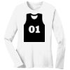 1-DAY RUSH NO MINIMUM Ladies Long Sleeve Crew Neck T-Shirt Thumbnail