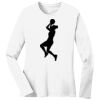 1-DAY RUSH NO MINIMUM Ladies Long Sleeve Crew Neck T-Shirt Thumbnail