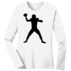 1-DAY RUSH NO MINIMUM Ladies Long Sleeve Crew Neck T-Shirt Thumbnail
