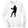 1-DAY RUSH NO MINIMUM Ladies Long Sleeve Crew Neck T-Shirt Thumbnail