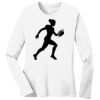 1-DAY RUSH NO MINIMUM Ladies Long Sleeve Crew Neck T-Shirt Thumbnail