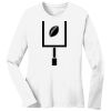 1-DAY RUSH NO MINIMUM Ladies Long Sleeve Crew Neck T-Shirt Thumbnail