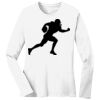 1-DAY RUSH NO MINIMUM Ladies Long Sleeve Crew Neck T-Shirt Thumbnail