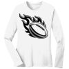 1-DAY RUSH NO MINIMUM Ladies Long Sleeve Crew Neck T-Shirt Thumbnail