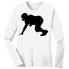 1-DAY RUSH NO MINIMUM Ladies Long Sleeve Crew Neck T-Shirt Thumbnail