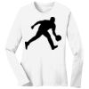 1-DAY RUSH NO MINIMUM Ladies Long Sleeve Crew Neck T-Shirt Thumbnail