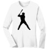 1-DAY RUSH NO MINIMUM Ladies Long Sleeve Crew Neck T-Shirt Thumbnail