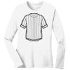 1-DAY RUSH NO MINIMUM Ladies Long Sleeve Crew Neck T-Shirt Thumbnail