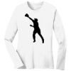 1-DAY RUSH NO MINIMUM Ladies Long Sleeve Crew Neck T-Shirt Thumbnail