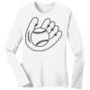 1-DAY RUSH NO MINIMUM Ladies Long Sleeve Crew Neck T-Shirt Thumbnail
