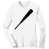 1-DAY RUSH NO MINIMUM Ladies Long Sleeve Crew Neck T-Shirt Thumbnail