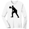1-DAY RUSH NO MINIMUM Ladies Long Sleeve Crew Neck T-Shirt Thumbnail