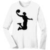 1-DAY RUSH NO MINIMUM Ladies Long Sleeve Crew Neck T-Shirt Thumbnail