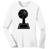 1-DAY RUSH NO MINIMUM Ladies Long Sleeve Crew Neck T-Shirt Thumbnail