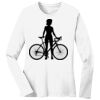 1-DAY RUSH NO MINIMUM Ladies Long Sleeve Crew Neck T-Shirt Thumbnail