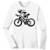 1-DAY RUSH NO MINIMUM Ladies Long Sleeve Crew Neck T-Shirt Thumbnail