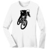 1-DAY RUSH NO MINIMUM Ladies Long Sleeve Crew Neck T-Shirt Thumbnail