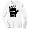 1-DAY RUSH NO MINIMUM Ladies Long Sleeve Crew Neck T-Shirt Thumbnail