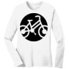 1-DAY RUSH NO MINIMUM Ladies Long Sleeve Crew Neck T-Shirt Thumbnail