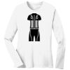 1-DAY RUSH NO MINIMUM Ladies Long Sleeve Crew Neck T-Shirt Thumbnail