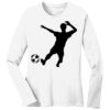 1-DAY RUSH NO MINIMUM Ladies Long Sleeve Crew Neck T-Shirt Thumbnail