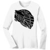 1-DAY RUSH NO MINIMUM Ladies Long Sleeve Crew Neck T-Shirt Thumbnail