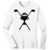 1-DAY RUSH NO MINIMUM Ladies Long Sleeve Crew Neck T-Shirt Thumbnail