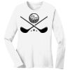 1-DAY RUSH NO MINIMUM Ladies Long Sleeve Crew Neck T-Shirt Thumbnail