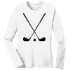 1-DAY RUSH NO MINIMUM Ladies Long Sleeve Crew Neck T-Shirt Thumbnail