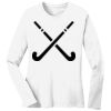 1-DAY RUSH NO MINIMUM Ladies Long Sleeve Crew Neck T-Shirt Thumbnail