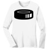1-DAY RUSH NO MINIMUM Ladies Long Sleeve Crew Neck T-Shirt Thumbnail