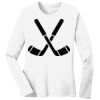 1-DAY RUSH NO MINIMUM Ladies Long Sleeve Crew Neck T-Shirt Thumbnail