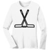 1-DAY RUSH NO MINIMUM Ladies Long Sleeve Crew Neck T-Shirt Thumbnail