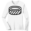 1-DAY RUSH NO MINIMUM Ladies Long Sleeve Crew Neck T-Shirt Thumbnail