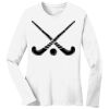 1-DAY RUSH NO MINIMUM Ladies Long Sleeve Crew Neck T-Shirt Thumbnail