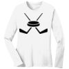 1-DAY RUSH NO MINIMUM Ladies Long Sleeve Crew Neck T-Shirt Thumbnail