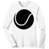1-DAY RUSH NO MINIMUM Ladies Long Sleeve Crew Neck T-Shirt Thumbnail