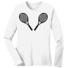 1-DAY RUSH NO MINIMUM Ladies Long Sleeve Crew Neck T-Shirt Thumbnail