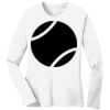 1-DAY RUSH NO MINIMUM Ladies Long Sleeve Crew Neck T-Shirt Thumbnail