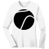 1-DAY RUSH NO MINIMUM Ladies Long Sleeve Crew Neck T-Shirt Thumbnail