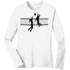 1-DAY RUSH NO MINIMUM Ladies Long Sleeve Crew Neck T-Shirt Thumbnail