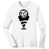 1-DAY RUSH NO MINIMUM Ladies Long Sleeve Crew Neck T-Shirt Thumbnail
