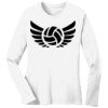 1-DAY RUSH NO MINIMUM Ladies Long Sleeve Crew Neck T-Shirt Thumbnail