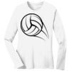 1-DAY RUSH NO MINIMUM Ladies Long Sleeve Crew Neck T-Shirt Thumbnail