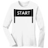 1-DAY RUSH NO MINIMUM Ladies Long Sleeve Crew Neck T-Shirt Thumbnail